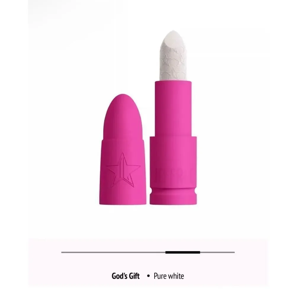 Jeffree Star *NEW* lipstick “GOD’S GIFT” Velvet Trap full size